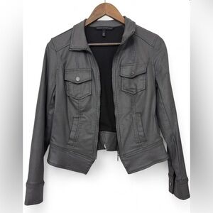 NWOT*** WHBM Moonwalk Gray Jacket